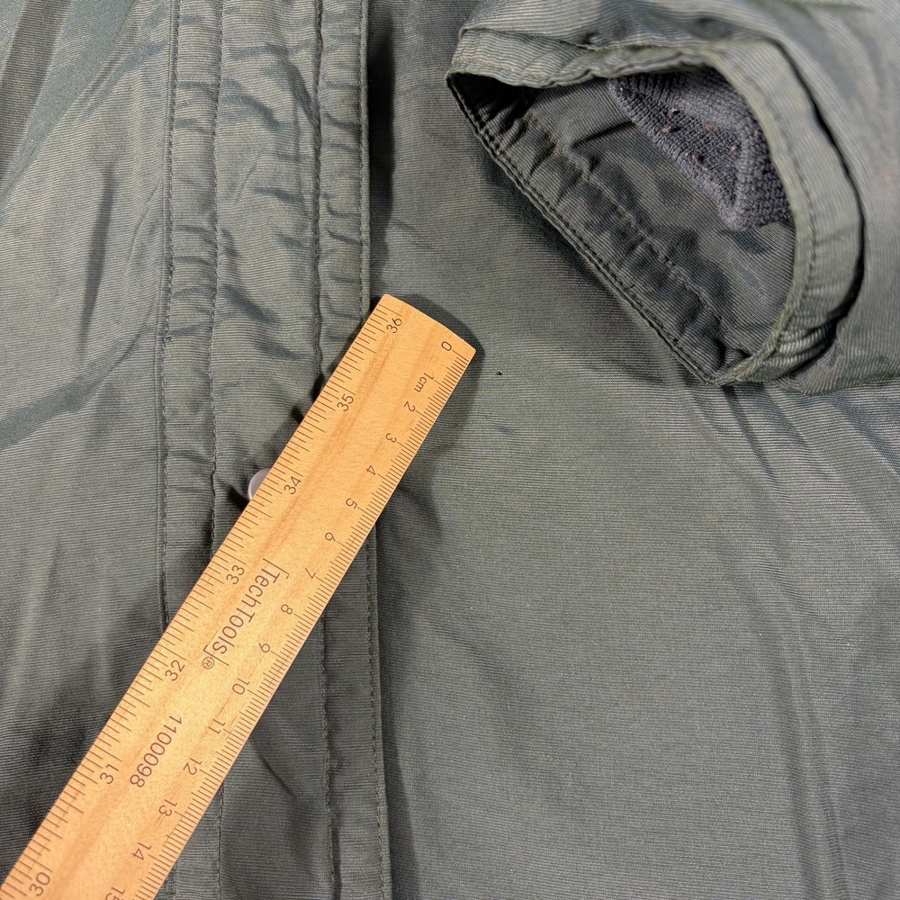 Vintage Patagonia Shelled Synchilla Jacket USA Womens M Fleece Lined Teal 90s - Picture 8 of 10
